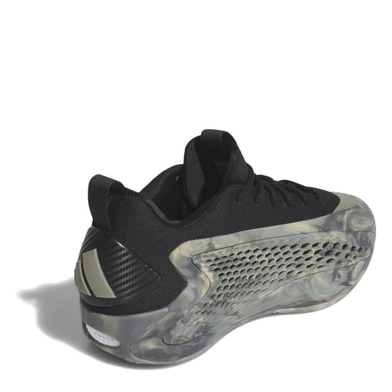 Men's adidas Anthony Edwards 1 Basketball Shoes in Silver/Black - Image 4