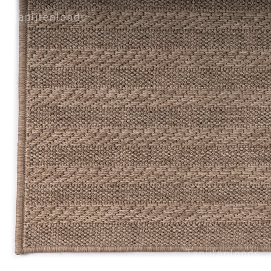Muratap Sahara japandi buitenkleed jute-look weerbestendig vloerkleed zwart- - Image 3