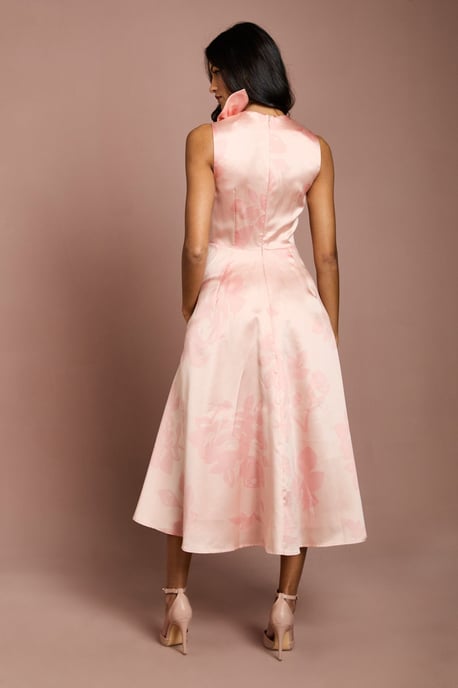 Petite Detail Pleat Midi Dress - Image 3