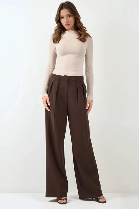 Textured Crew Neck Long Sleeve Top - Image 2