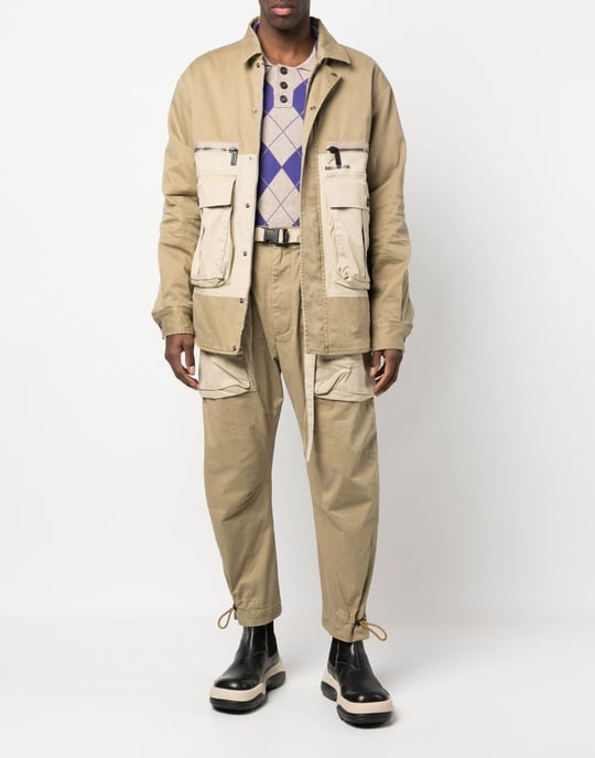 Flap Pocket Padded Coach Jacket - Image 2