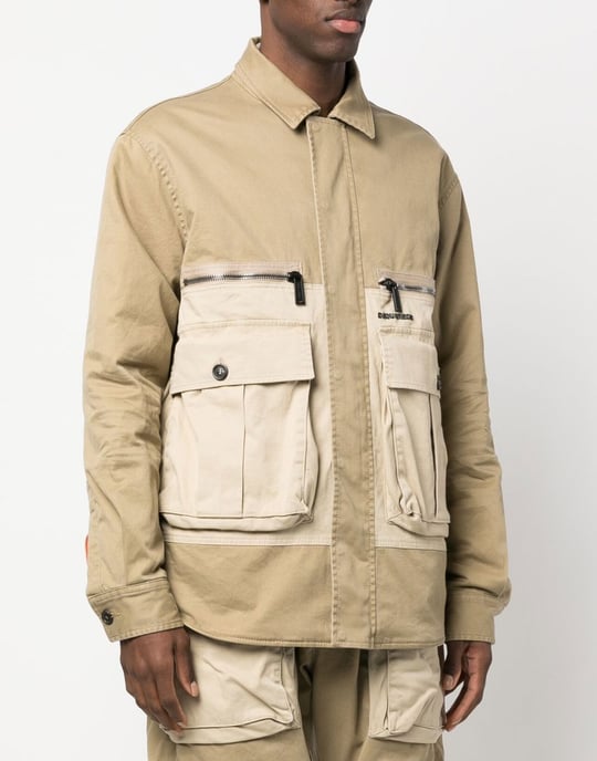 Flap Pocket Padded Coach Jacket - Image 3