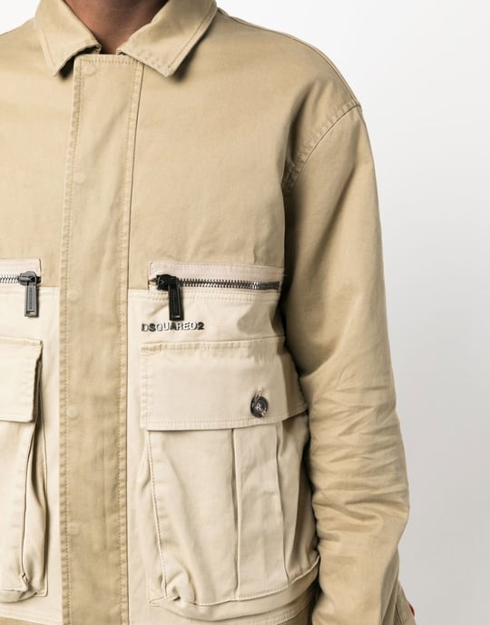 Flap Pocket Padded Coach Jacket - Image 5
