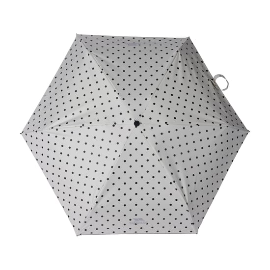 Trespass Dreep Polka Dot Folding Umbrella (White) - Image 3