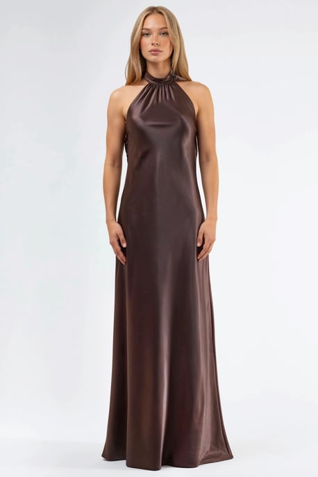 Halterneck Maxi-jurk met Sjaaldetail - Image 6