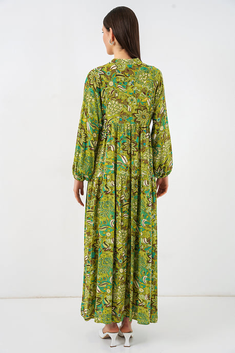 Gepubliceerd V-hals Maxi Jurk - Image 5