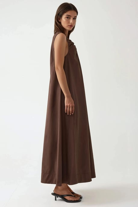 Maxi-jurk met U-hals - Image 2