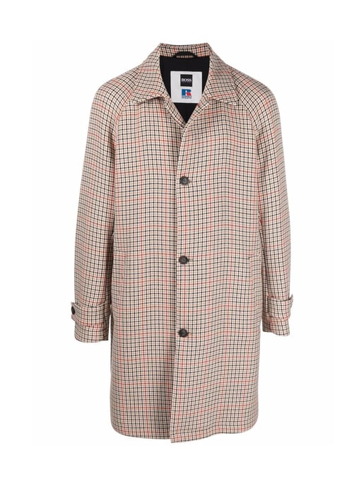 BOSS x Russell Athletic Dejam Houndstooth Jas - Image 1