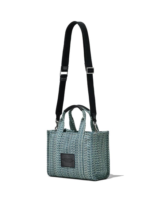 De Monogram Denim Small Tote Bag - Image 3