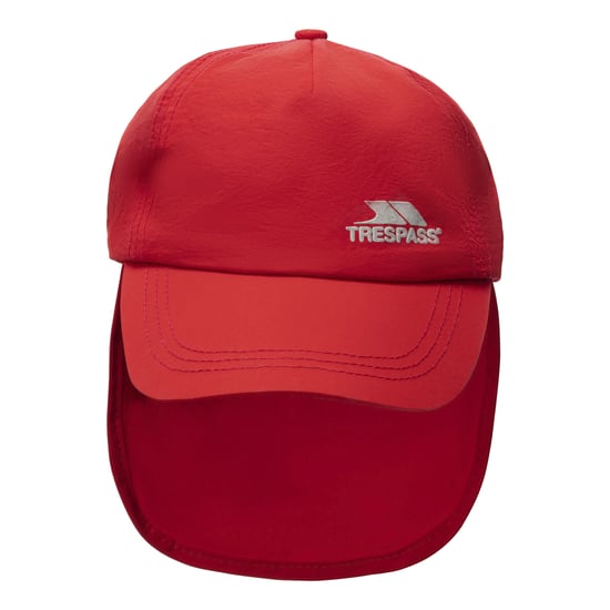 Trespass Kinderen Remie Waterafstotende Actieve Baseballpet (Rood) - Image 4