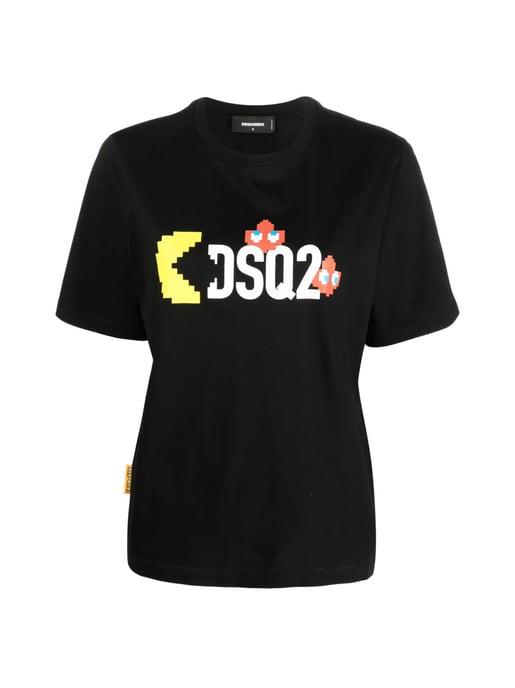 Dsquared2 x Pac-Man-logotyp T-shirt - Image 1