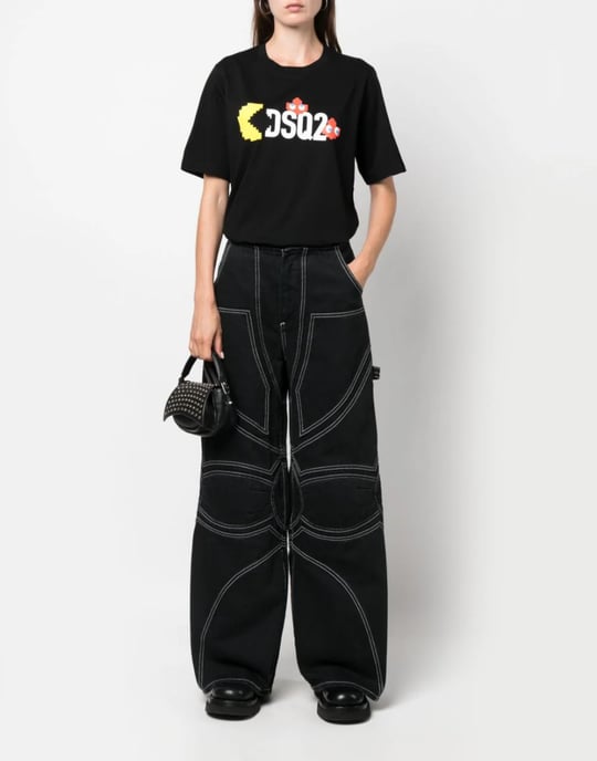 Dsquared2 x Pac-Man-logotyp T-shirt - Image 2