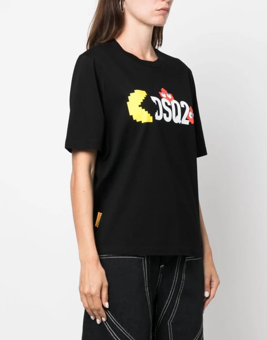 Dsquared2 x Pac-Man-logotyp T-shirt - Image 3