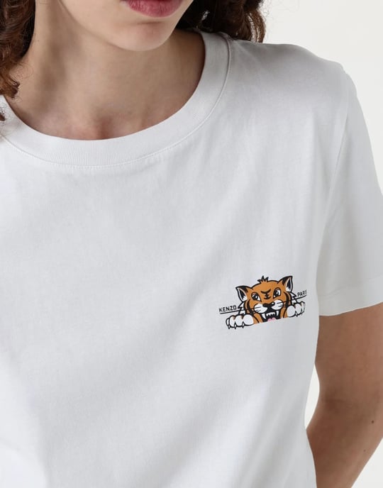 T-shirt med glad tigerlogotyp - Image 5