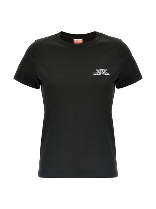 T-shirt med glad tigerlogotyp - Image 1
