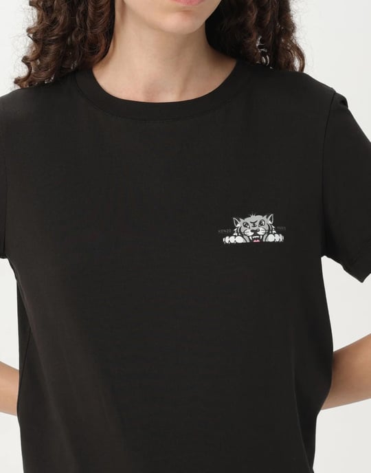 T-shirt med glad tigerlogotyp - Image 5