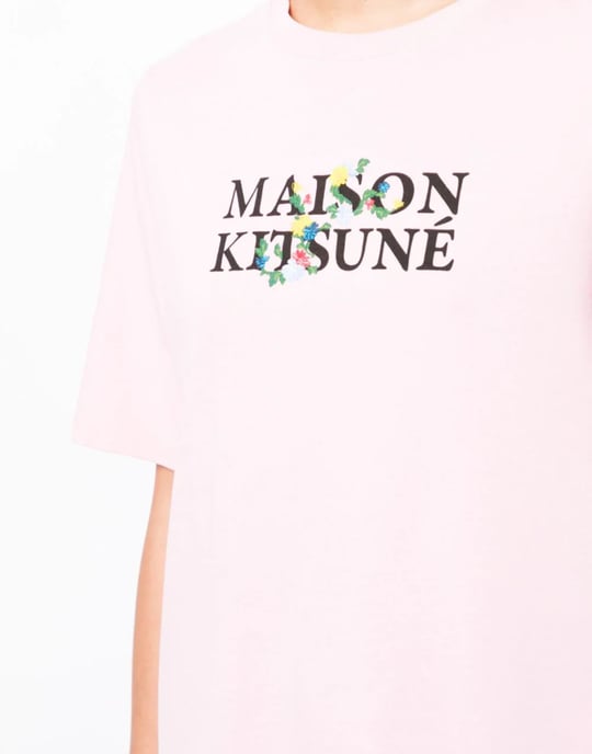 T-shirt met bloemenprint en klassiek logo - Image 5