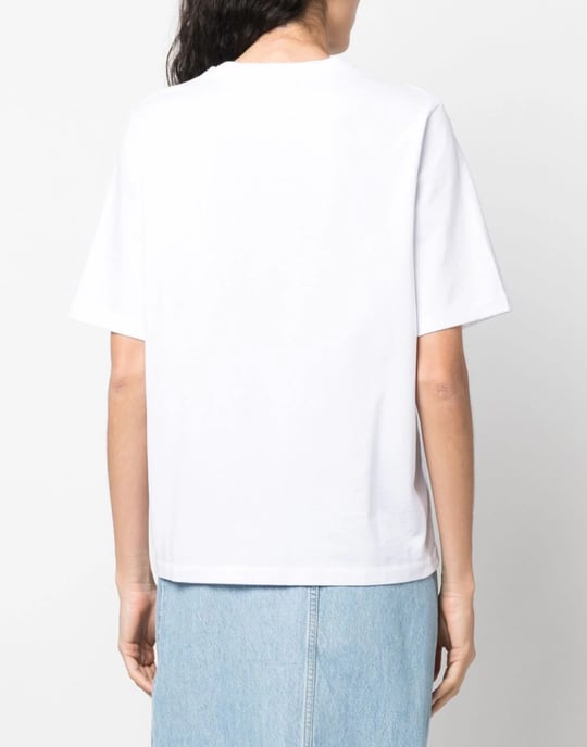 Blommig t-shirt med klassisk logotyp - Image 4