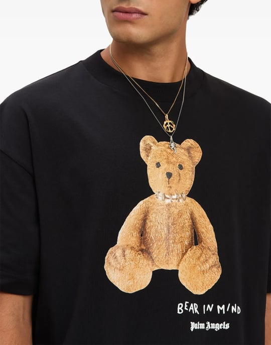 Bear In Mind logo T-shirt - Image 5