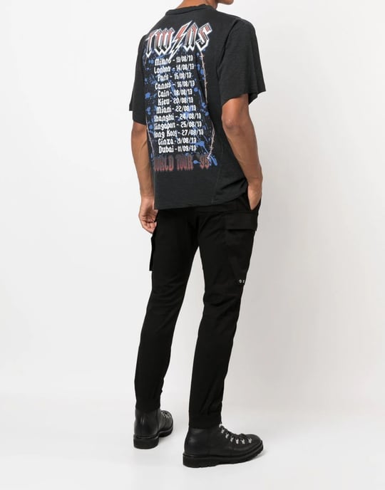 T-shirt met Iron-logo print - Image 2