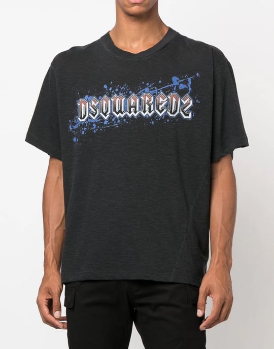 T-shirt met Iron-logo print - Image 3