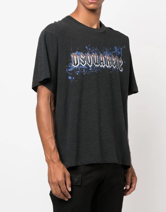 T-shirt met Iron-logo print - Image 4