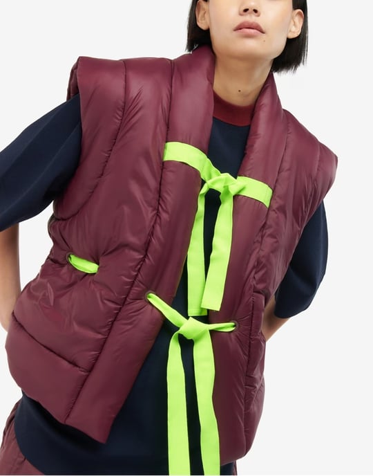 Barbour x Roksanda Arna Shine Gilet Jacka - Image 3