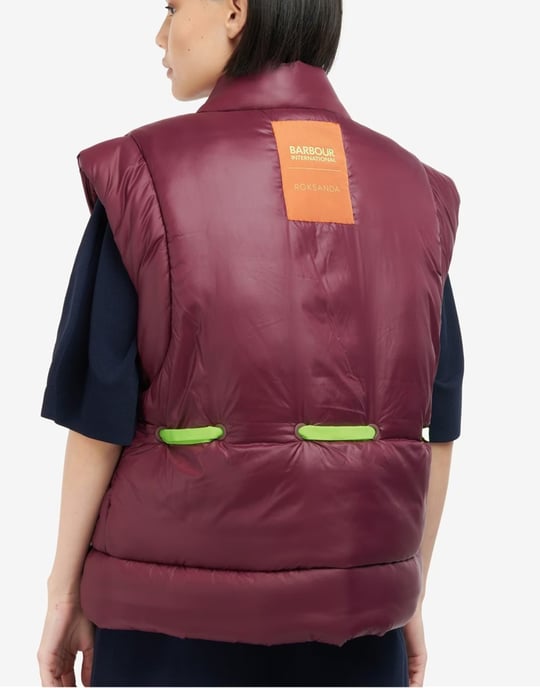 Barbour x Roksanda Arna Shine Gilet Jacka - Image 4