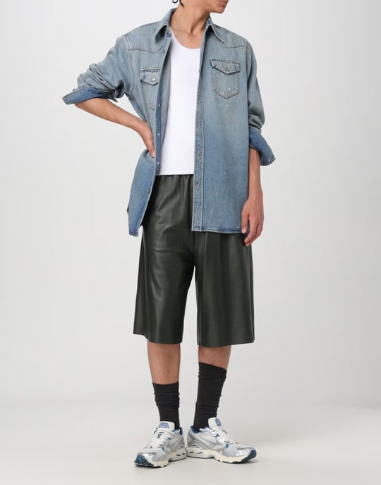 Karty distressed denim overshirt - Image 4