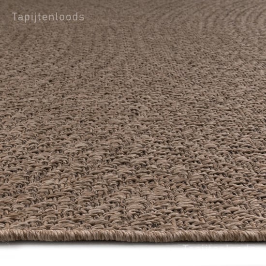 Muratap Sahara japandi rond buitenkleed jute-look weerbestendig vloerkleed 200 cm - Image 4