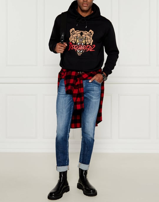 Angry Bear-logotyp Cool Fit-tröja - Image 2