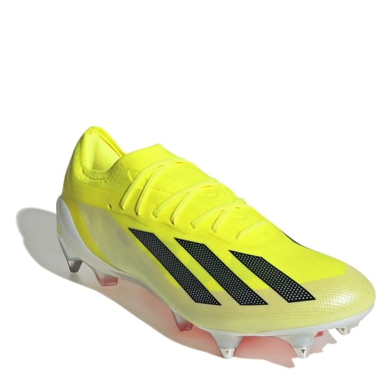 Men's adidas X Crazyfast Elite Soft Ground Football Boots in Yellow/Blk/Wht - Image 3
