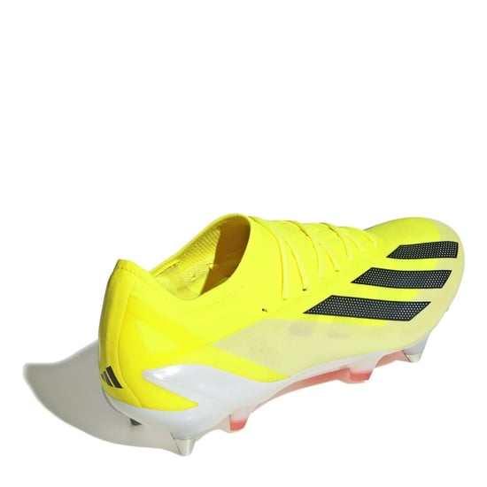Men's adidas X Crazyfast Elite Soft Ground Football Boots in Yellow/Blk/Wht - Image 4