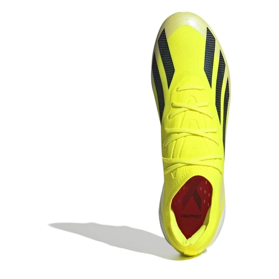Men's adidas X Crazyfast Elite Soft Ground Football Boots in Yellow/Blk/Wht - Image 5