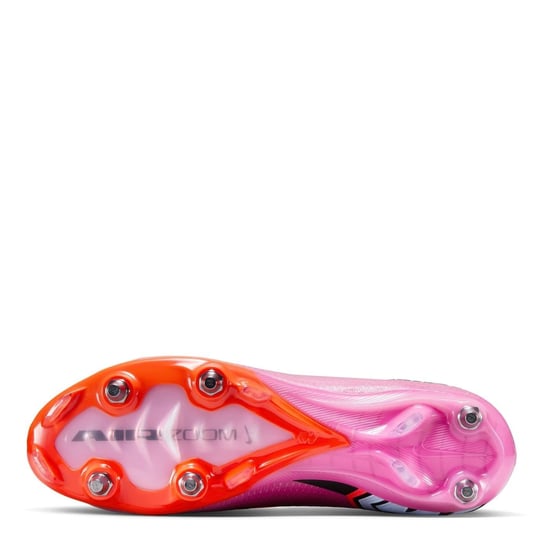 Men's Nike Vapor 16 Elite Adults Soft Ground Football Boots in Pink/Black - Image 3
