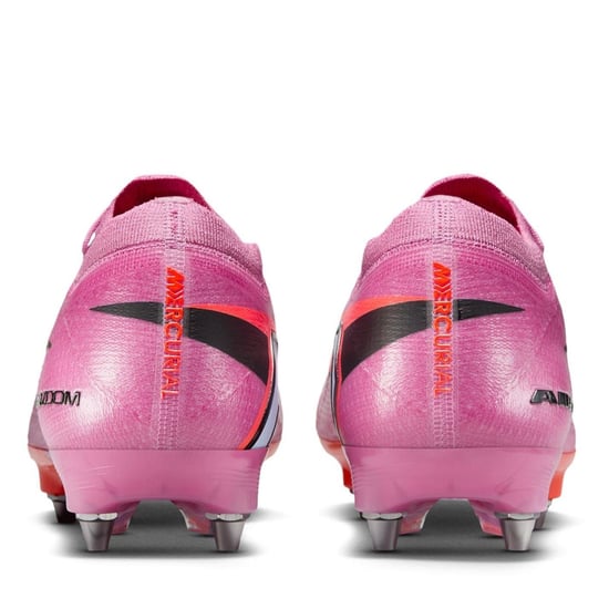 Men's Nike Vapor 16 Elite Adults Soft Ground Football Boots in Pink/Black - Image 5