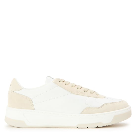 Women's Boss Tenn Sdna 10262853 0 Low Top Trainers in White - Image 1