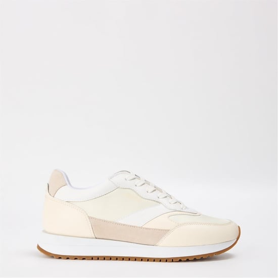 Women's Boss Kai Runn Nymx Low Top Sneakers in Open White - Image 1