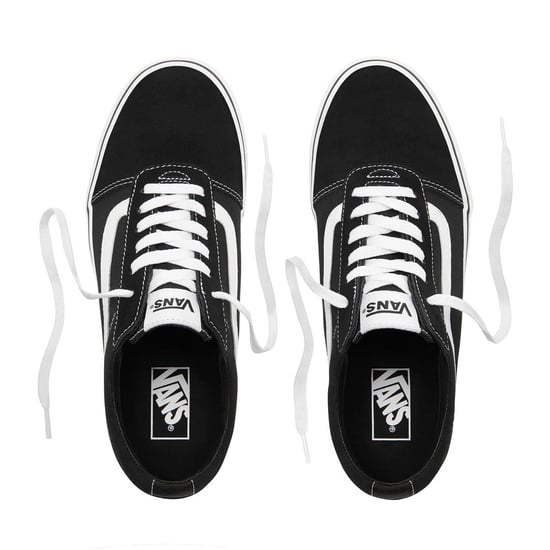 Men's Vans Suede in Black/White - Image 3