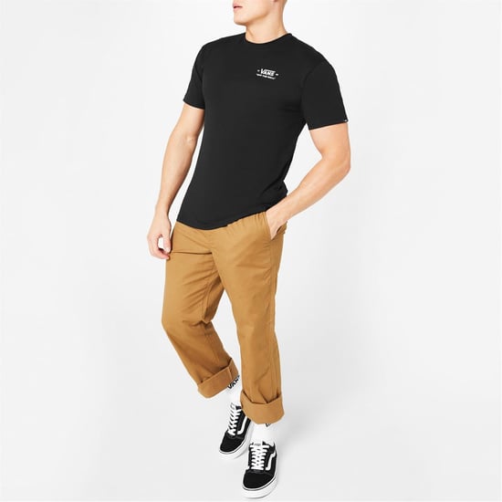 Men's Vans Suede in Black/White - Image 6