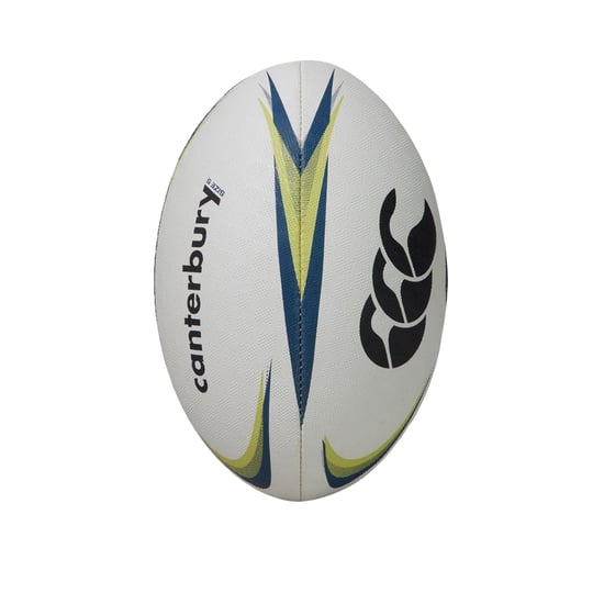 Canterbury Mentre Rugby Ball (White/Lime) - Image 1