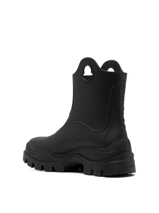 Regenlaarzen met ronde neus en logo in mistige stijl - Image 3