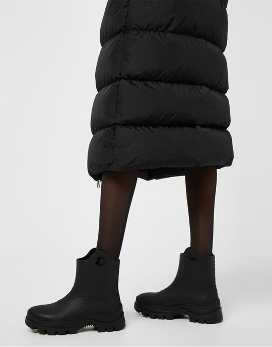 Regenlaarzen met ronde neus en logo in mistige stijl - Image 6