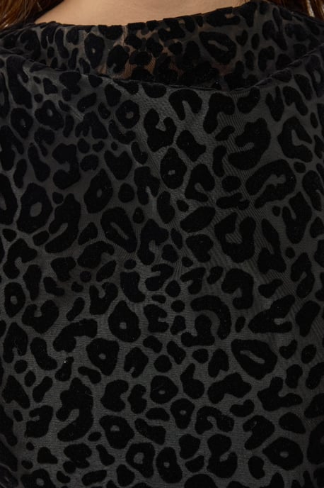 Leopardmönstrad Bodycon Mini Klänning - Image 2