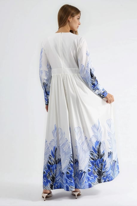 Tropische Bloemenprint Maxi Jurk - Image 3