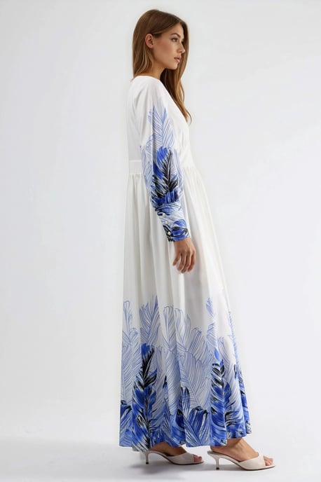 Tropische Bloemenprint Maxi Jurk - Image 4