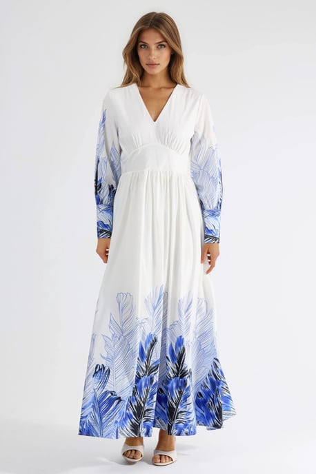 Tropische Bloemenprint Maxi Jurk - Image 5