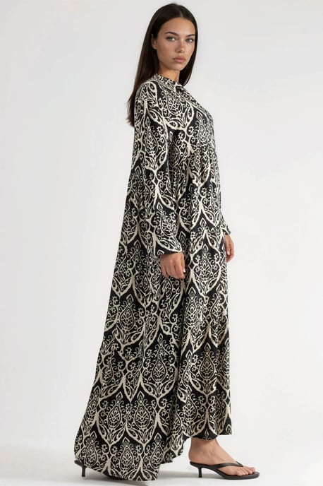 Comfortabele Patroon Maxi-jurk - Image 2