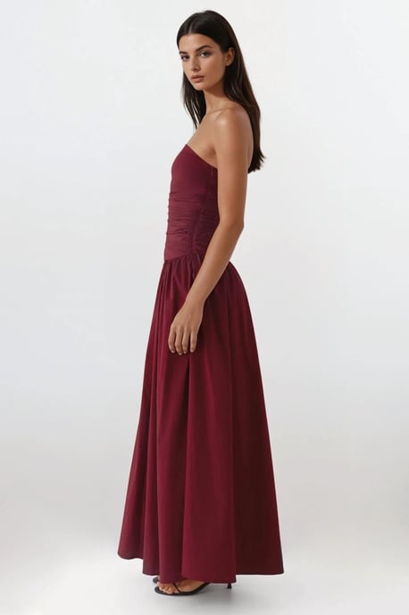 Strapless Maxi Dress Detail - Image 3