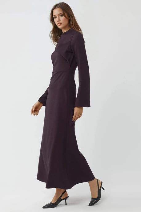 Drape Detailed Maxi Dress - Image 3
